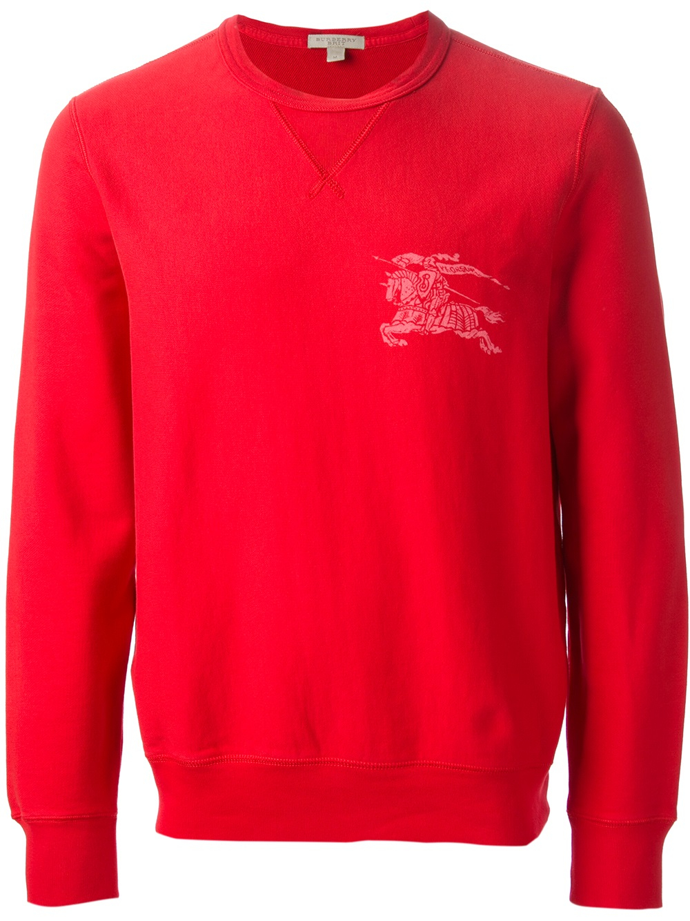 red burberry sweater