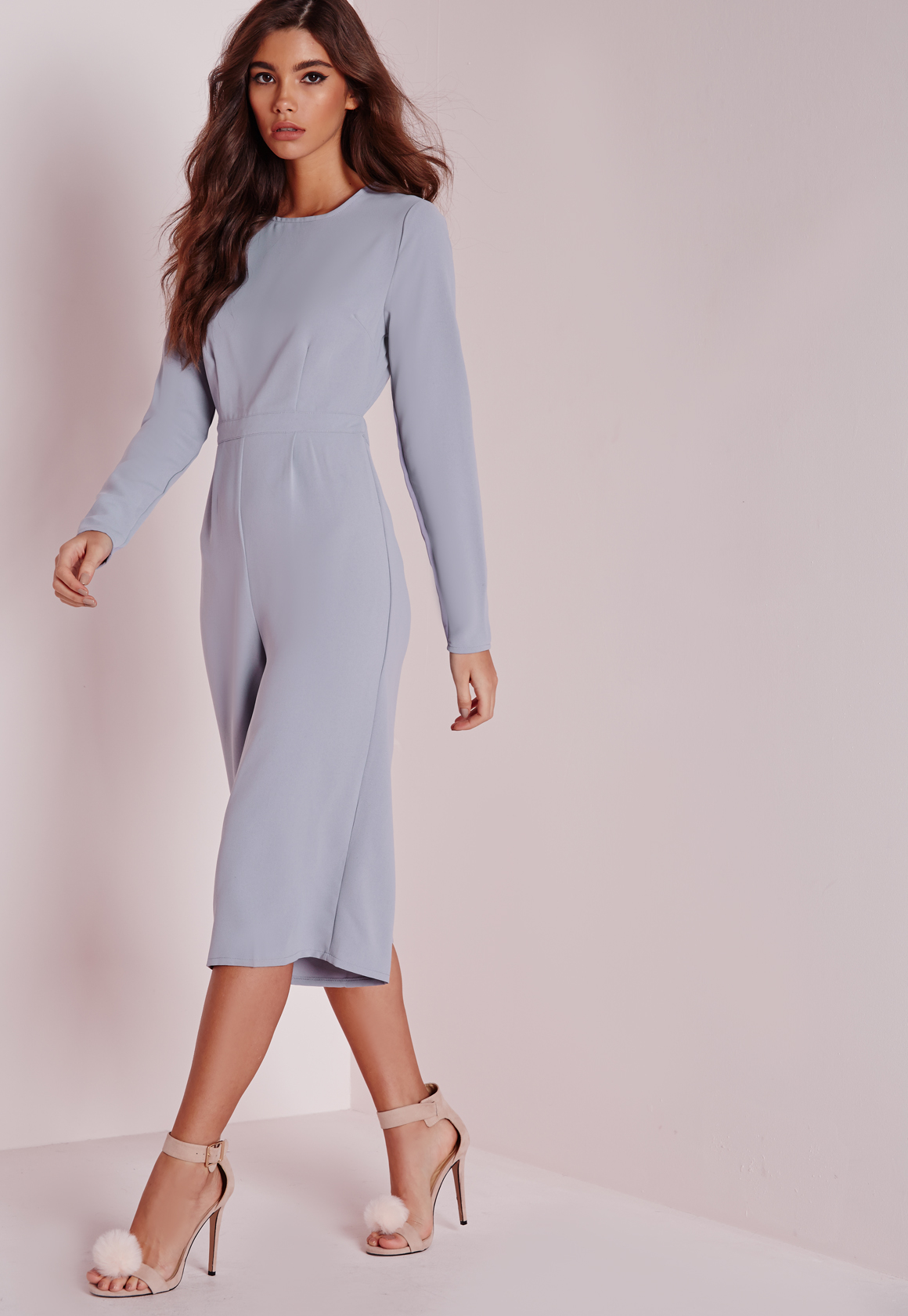 long sleeve culotte jumpsuit