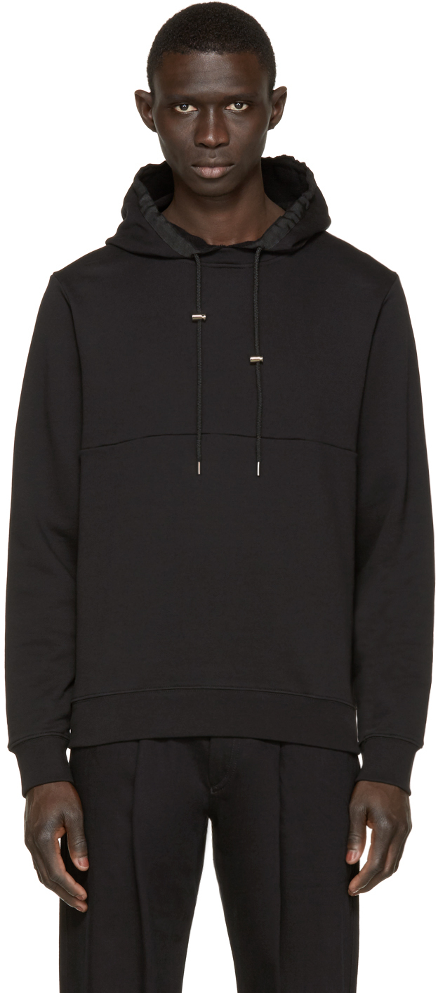 raf simons black hoodie