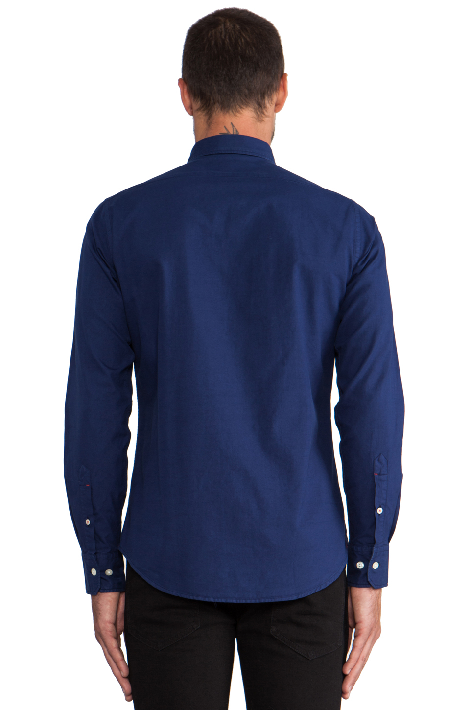 Hartford Thomas Mason Button Down in Navy in Blue for Men ...