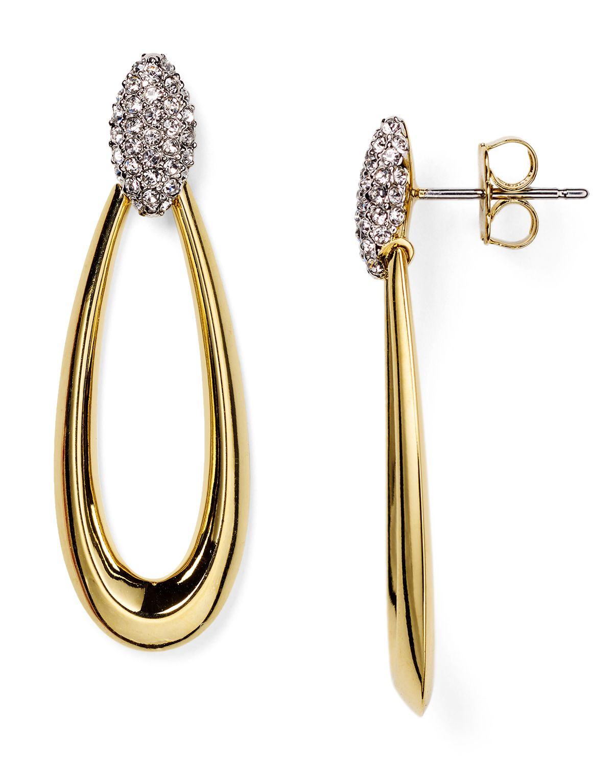 Nadri Lola Door Knocker Earrings in Gold Lyst