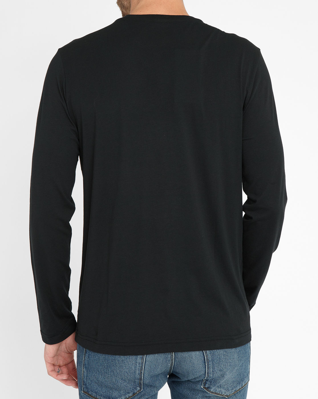Lacoste Black Long-sleeve T-shirt in Black for Men | Lyst