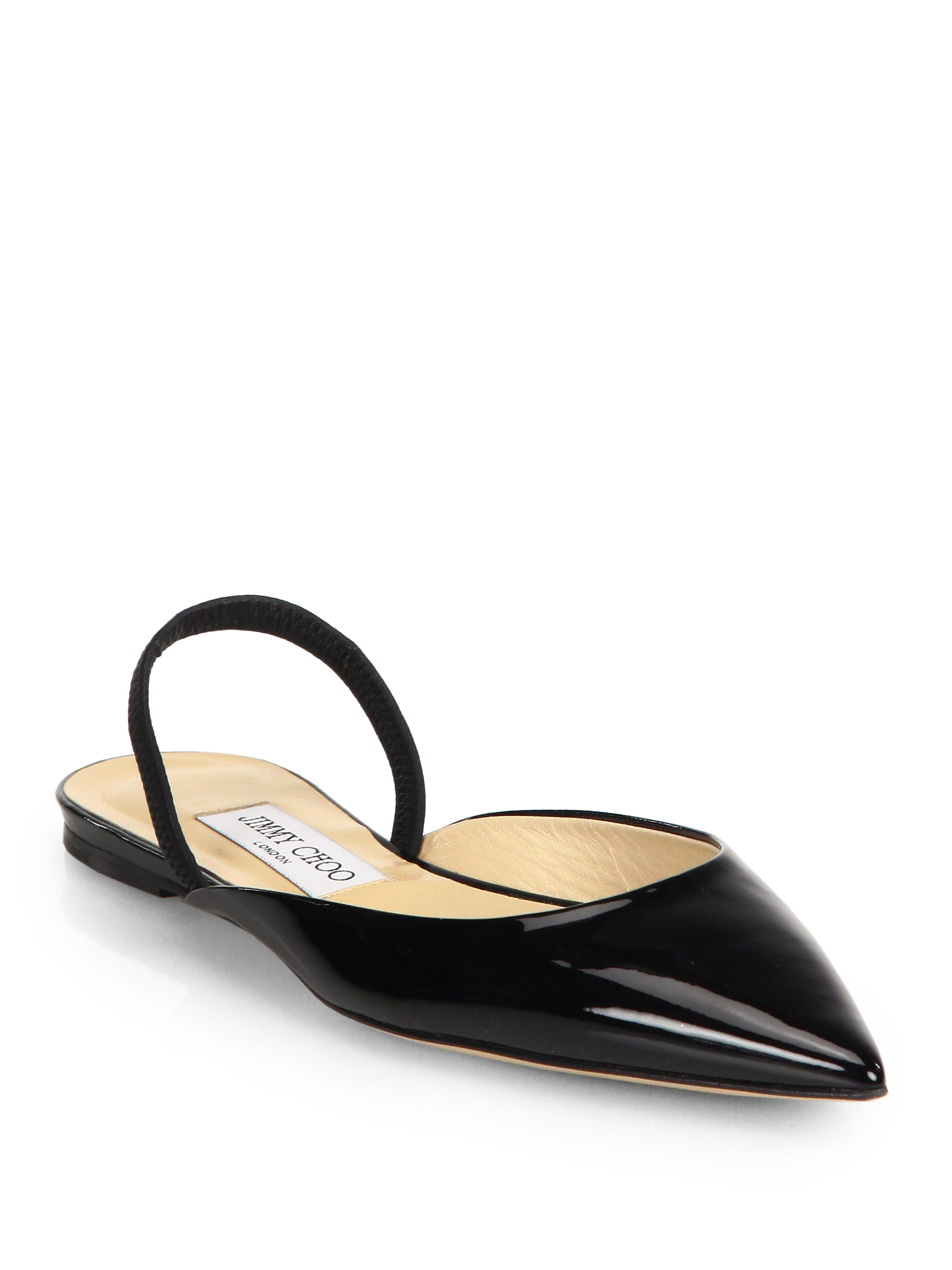Black Patent Leather Stiletto  Small Shoes by Cristina Correia