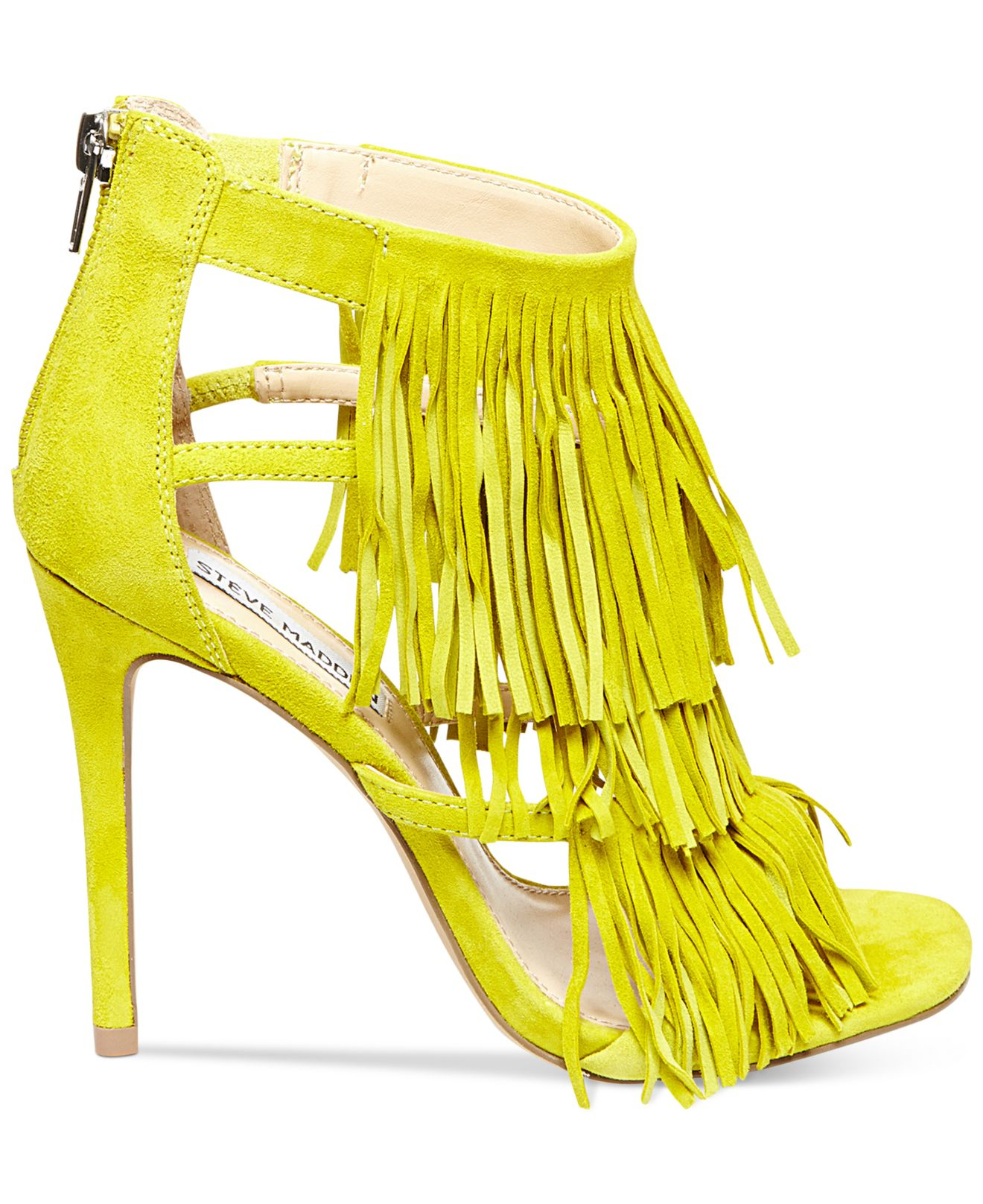 yellow evening shoes
