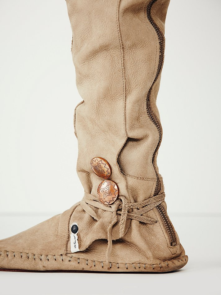 Thigh high deals moccasin boots