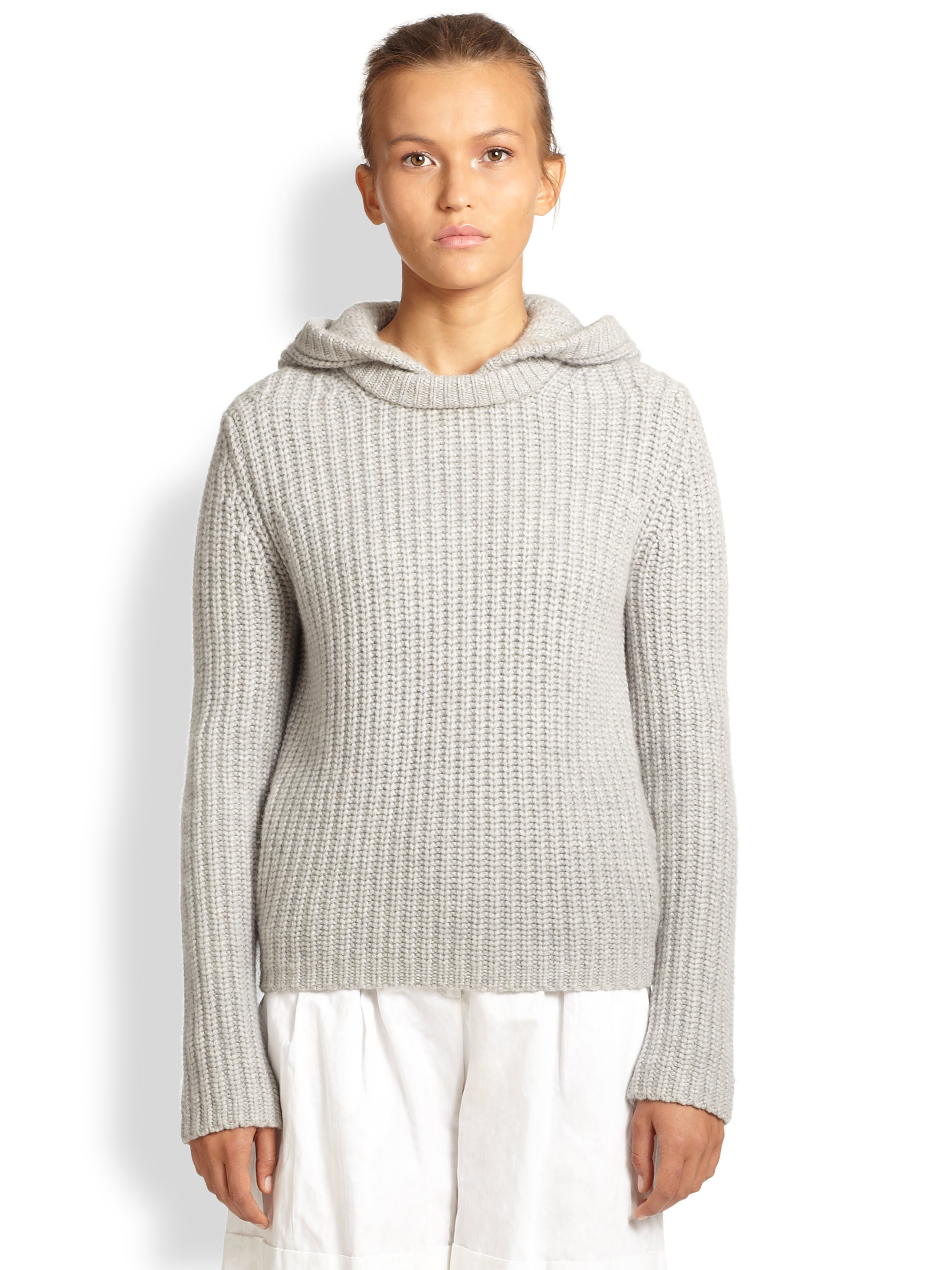 cashmere hooded sweater