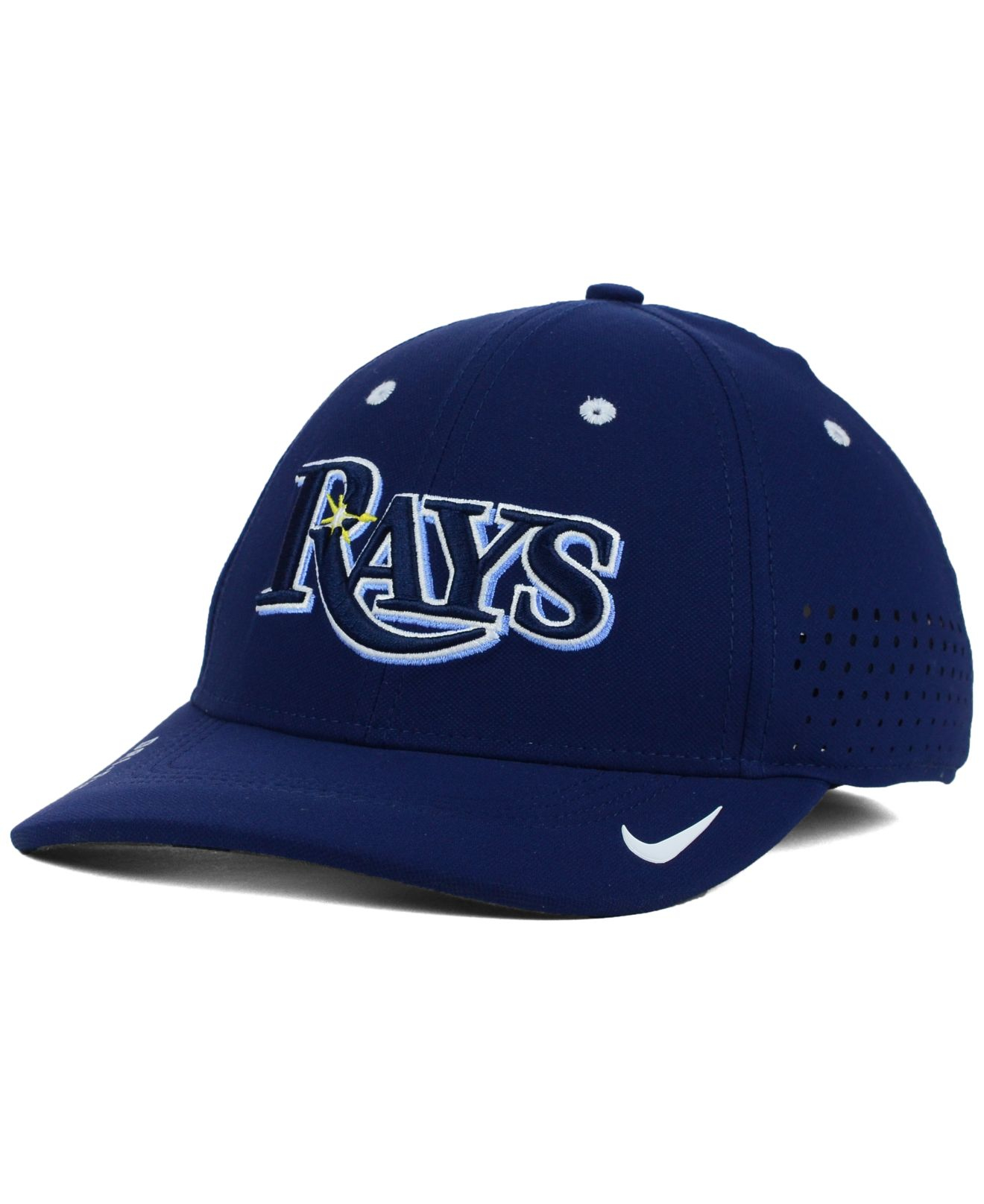 Nike Tampa Bay Rays Vapor Swoosh Flex Cap in Blue for Men - Lyst