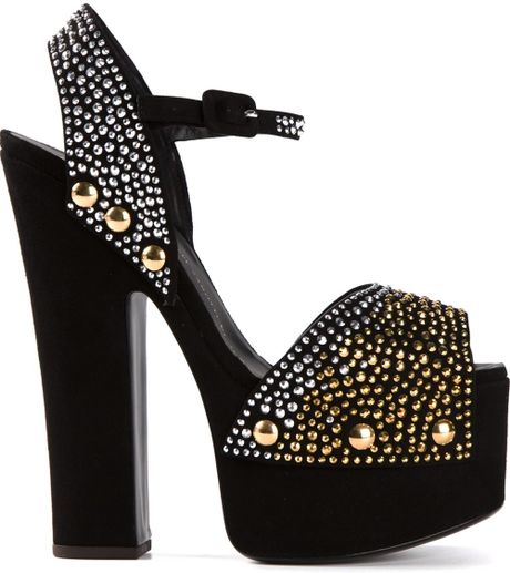 giuseppe zanotti studded heels
