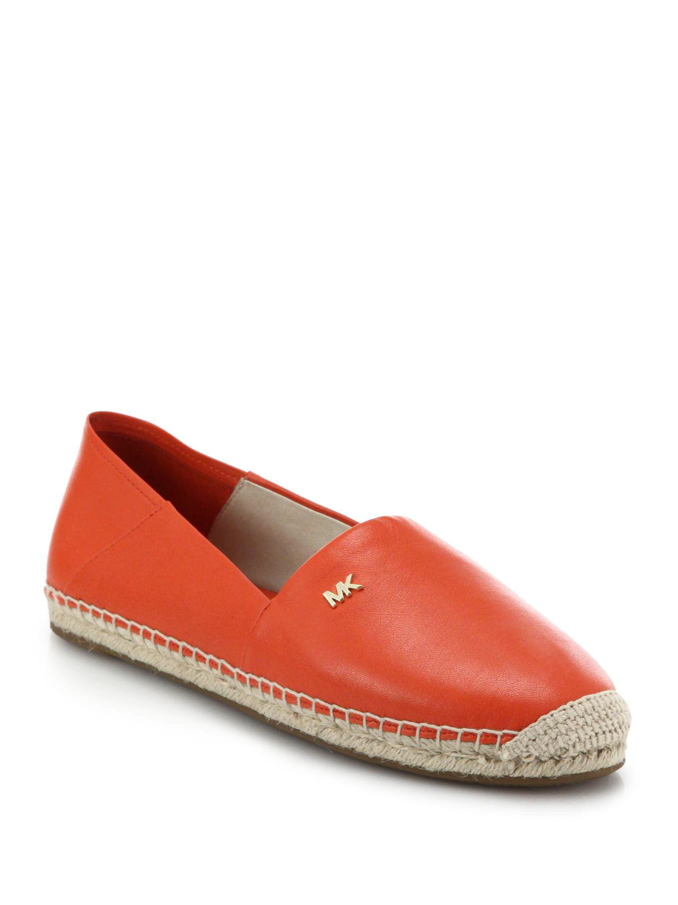 orange michael kors shoes