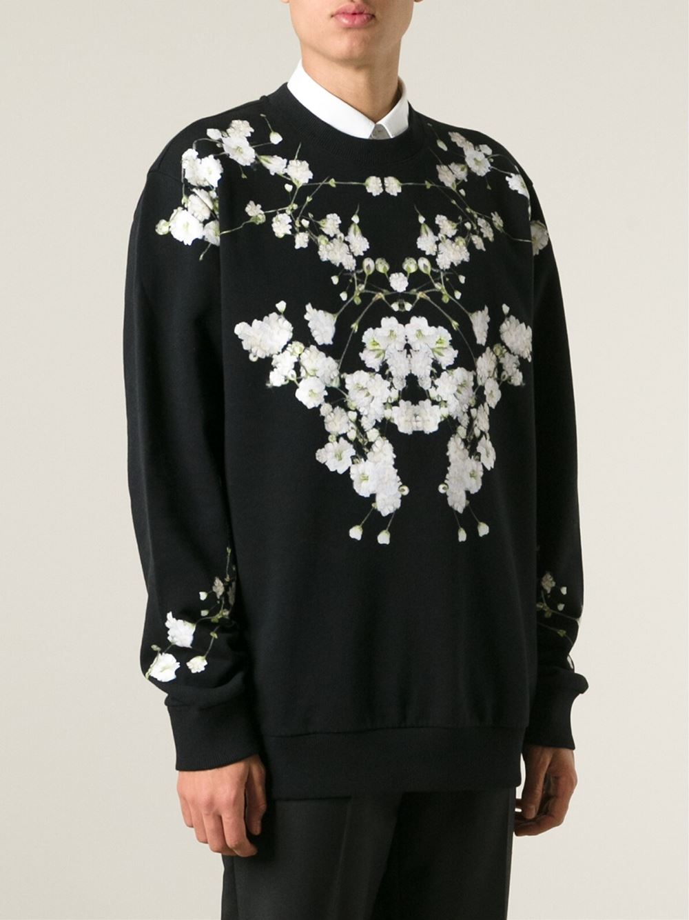 givenchy floral sweatshirt