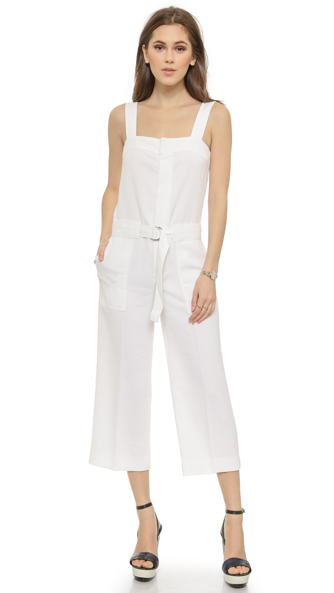 club monaco white romper