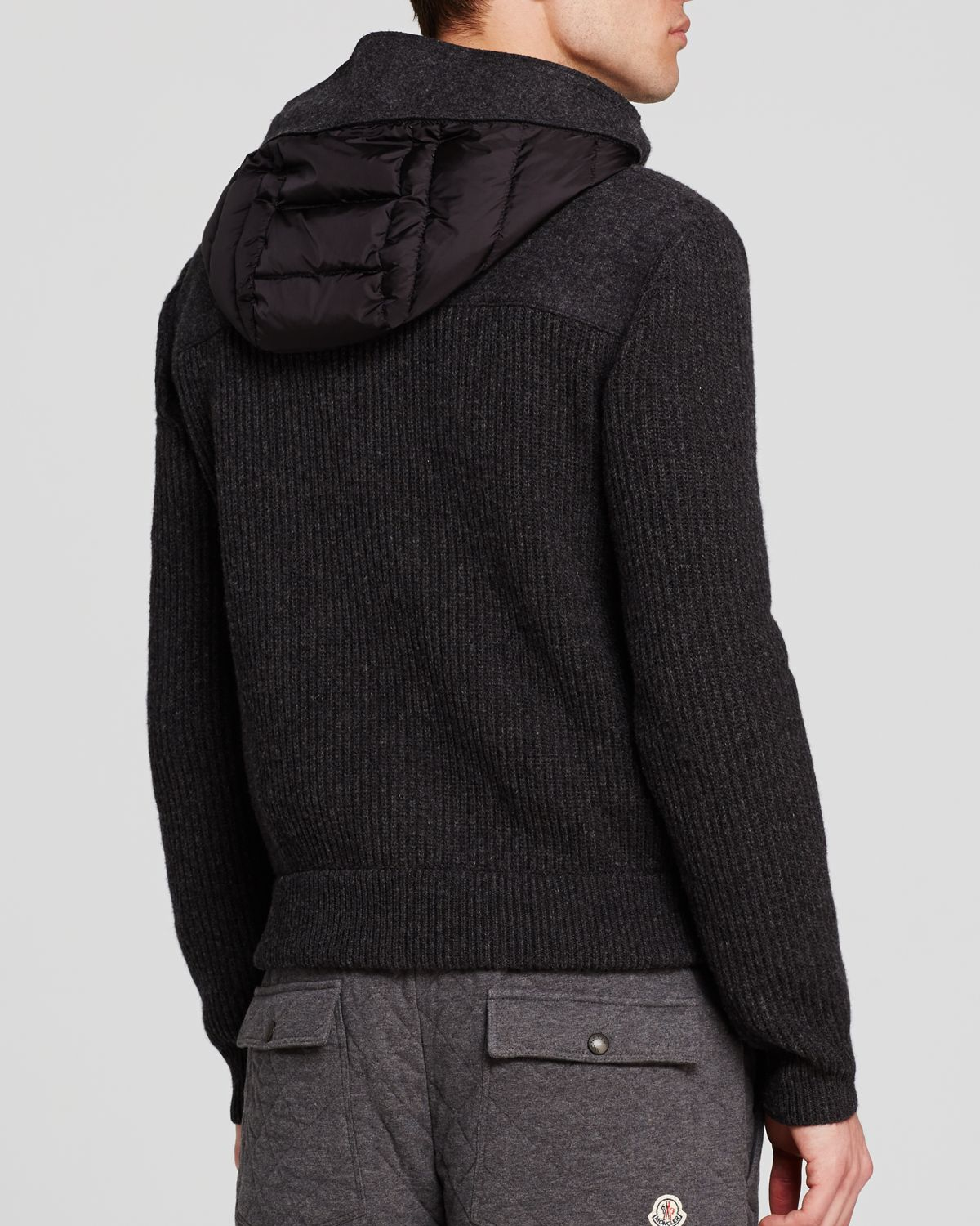 moncler maglione barrel side panel cardigan moncler maglione barrel side panel cardigan