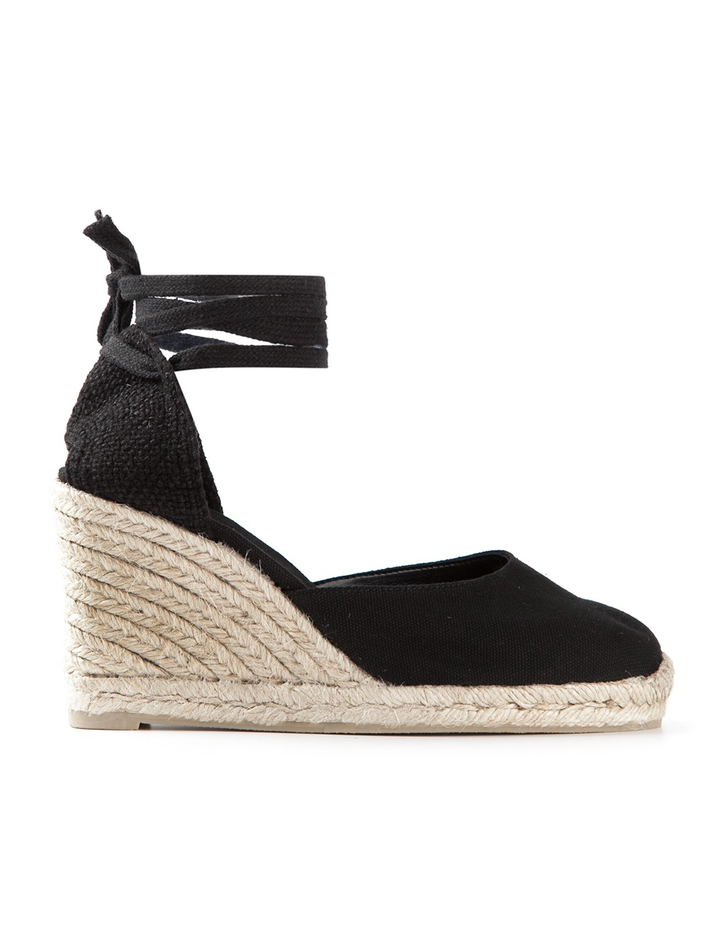 black espadrilles sandals
