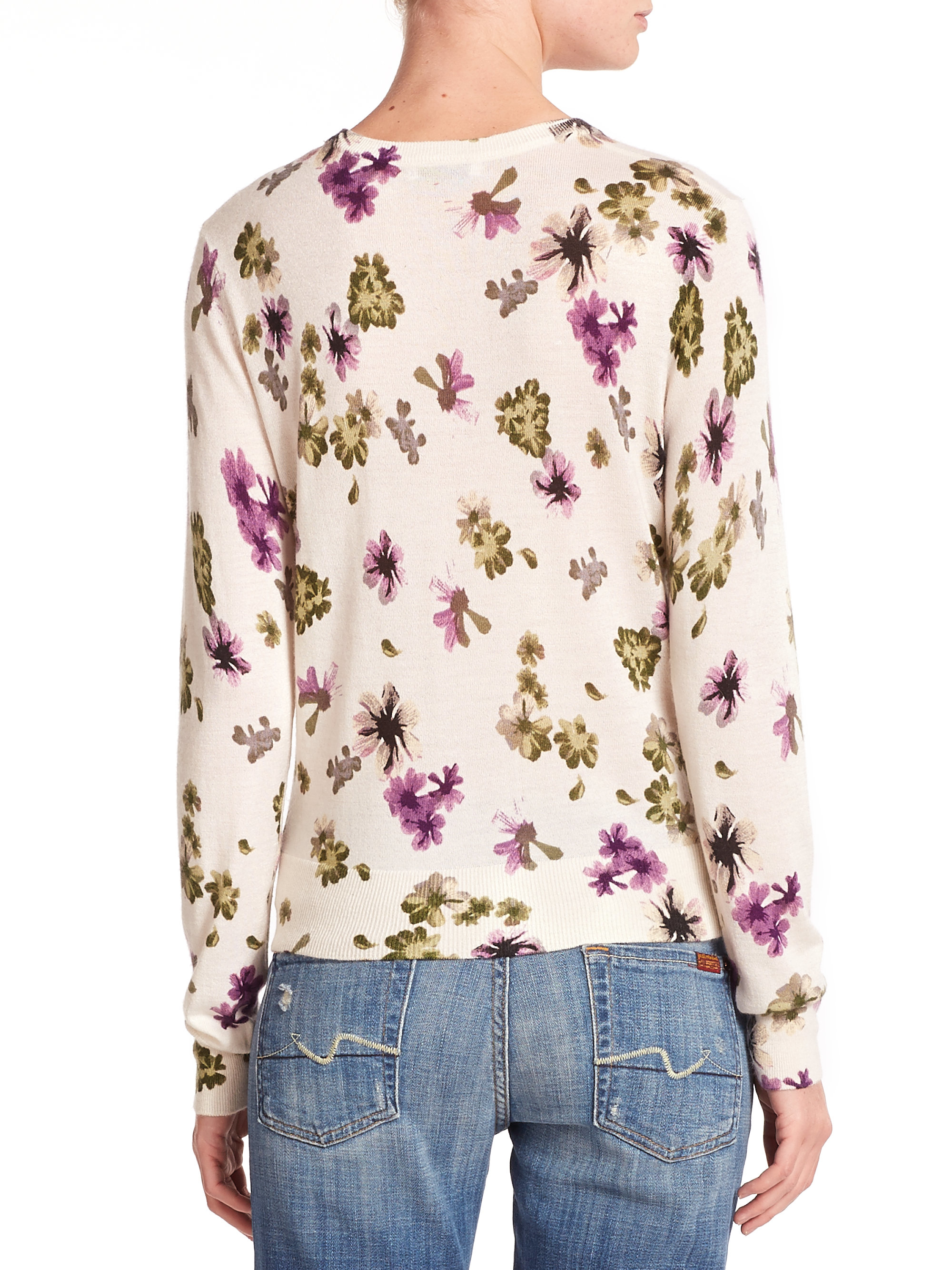floral print sweater women's