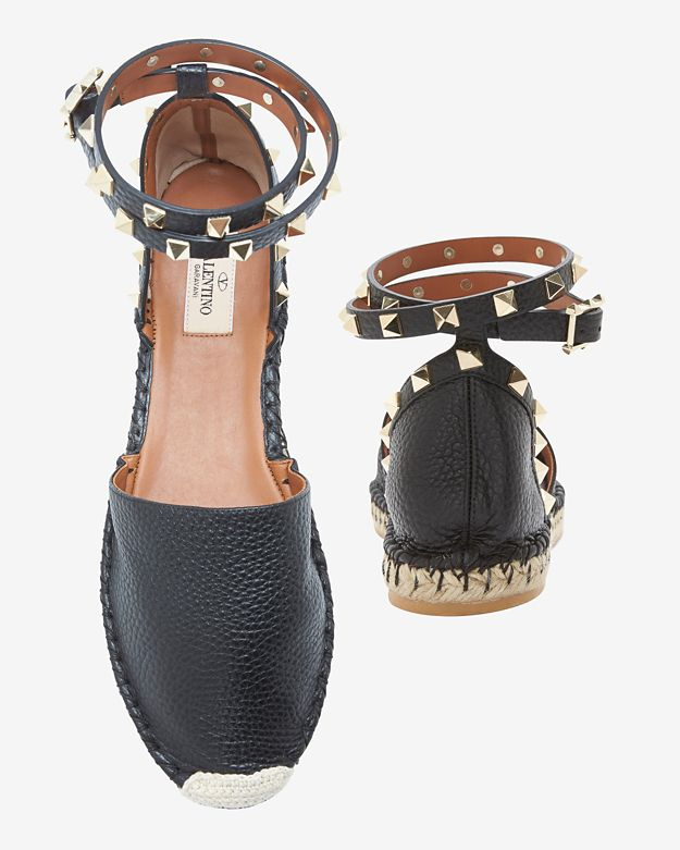 flat espadrilles with ankle strap