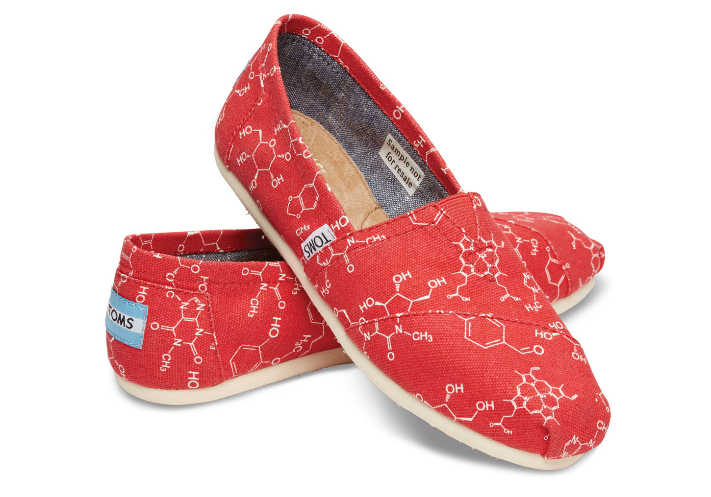 TOMS Chemical Structure Women�S Classics in Red Lyst TOMS Chemical Structure Women�S Classics in Red Lyst