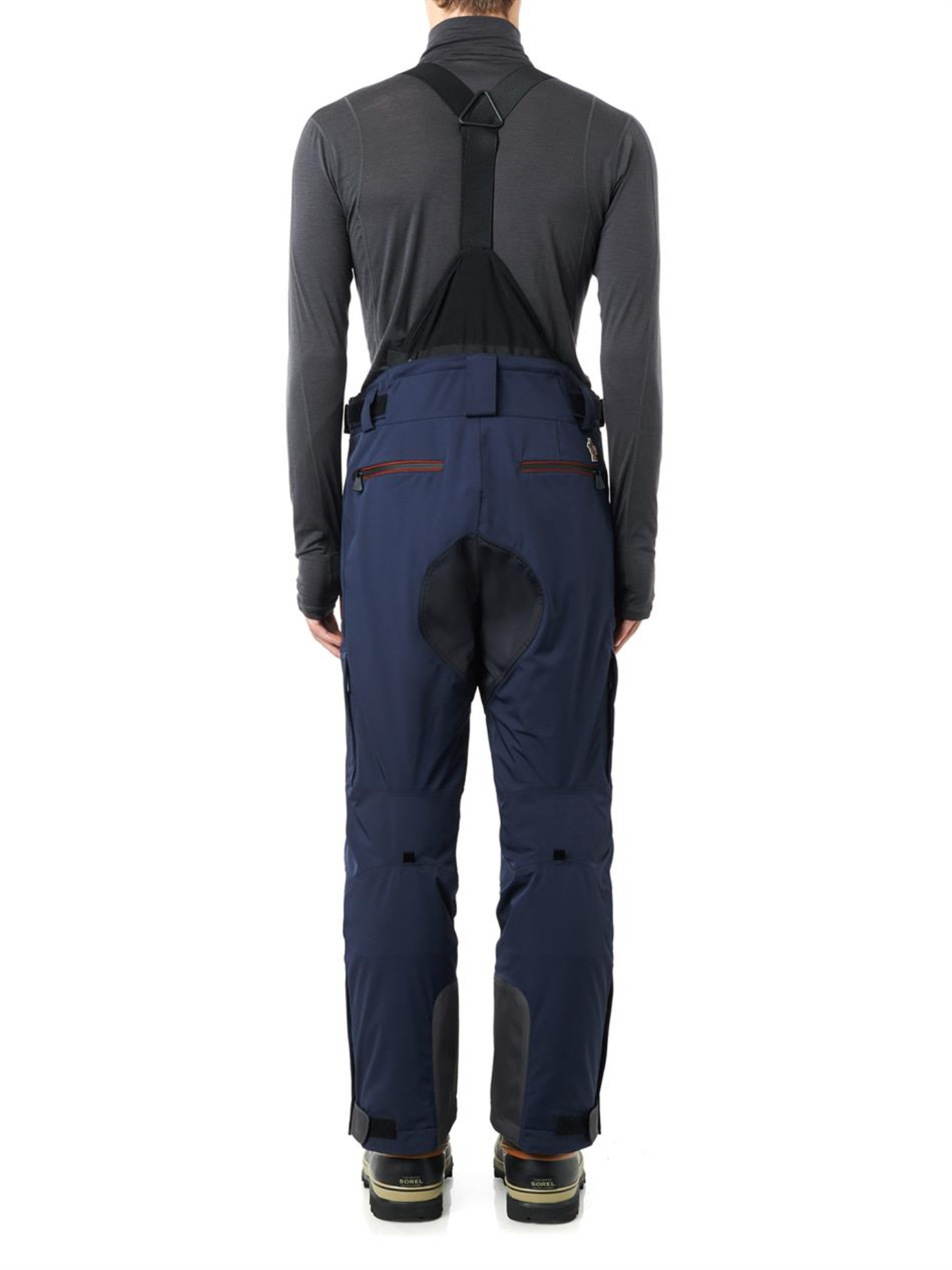 3 MONCLER GRENOBLE Recco Salopette Ski 