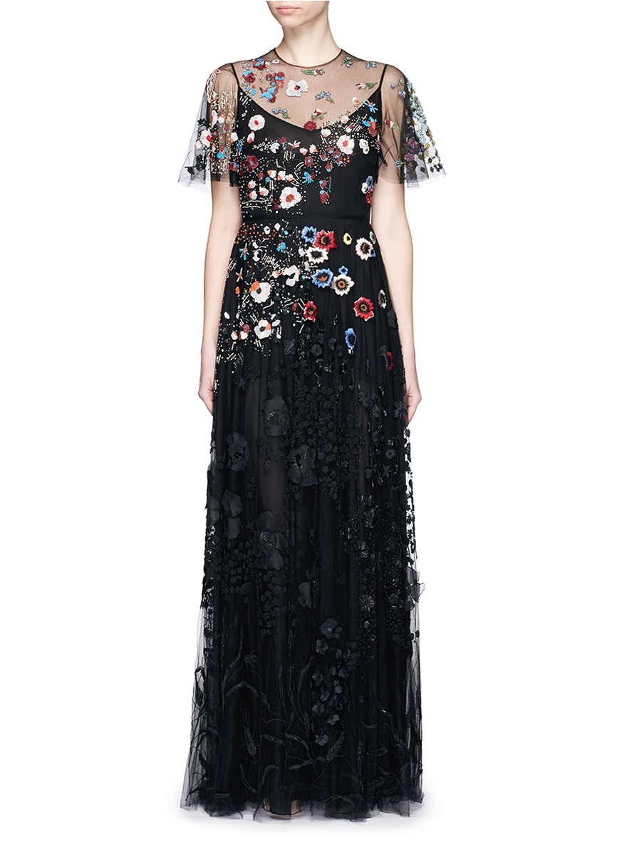 Valentino Floral Embroidery Bead ...