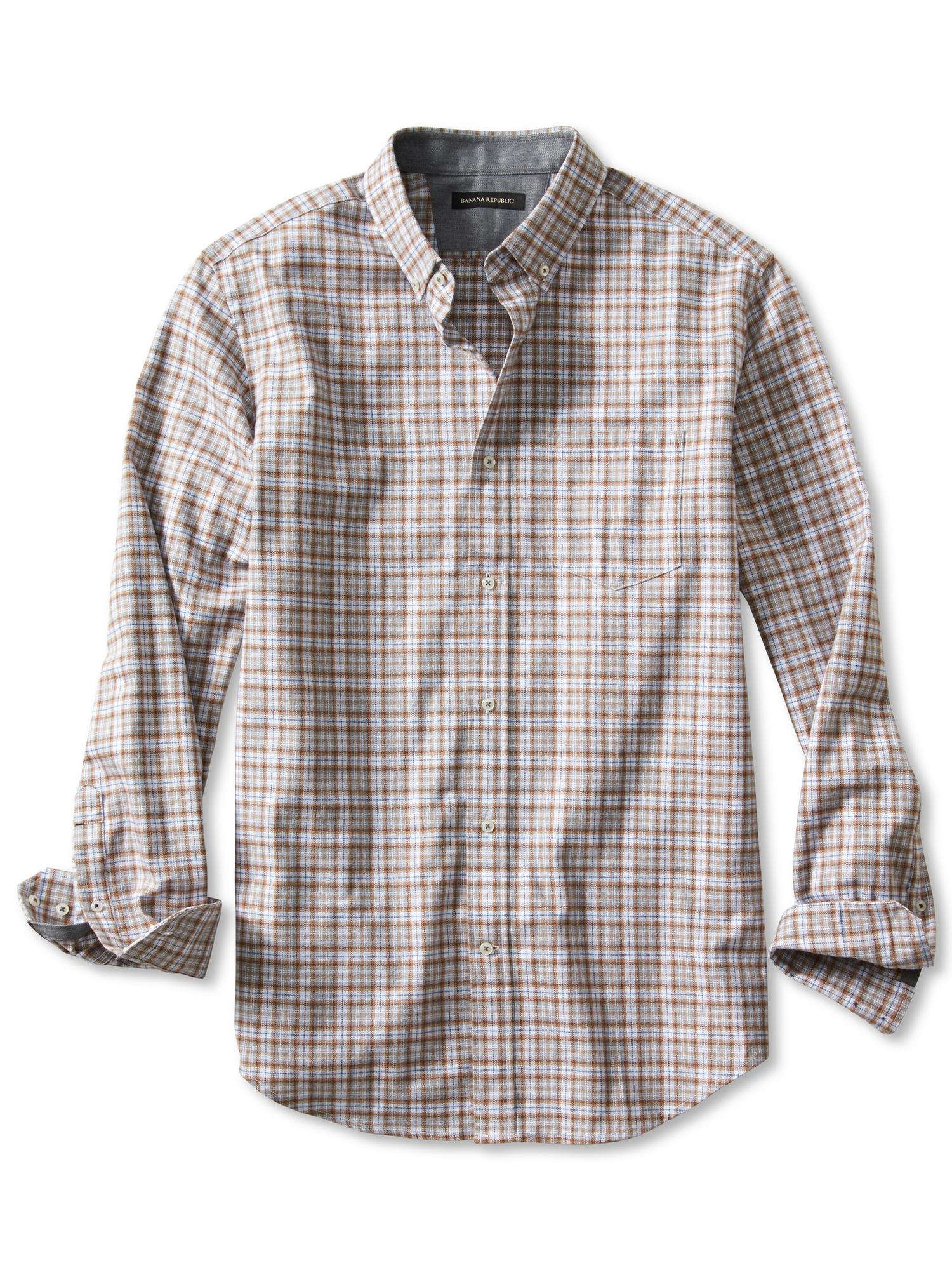 banana republic luxe flannel slim fit