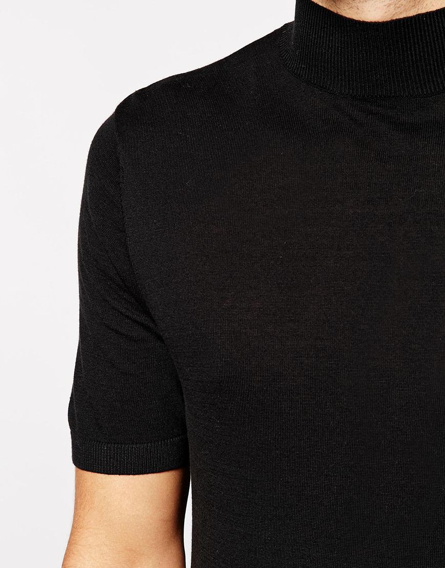 turtleneck t shirt combination