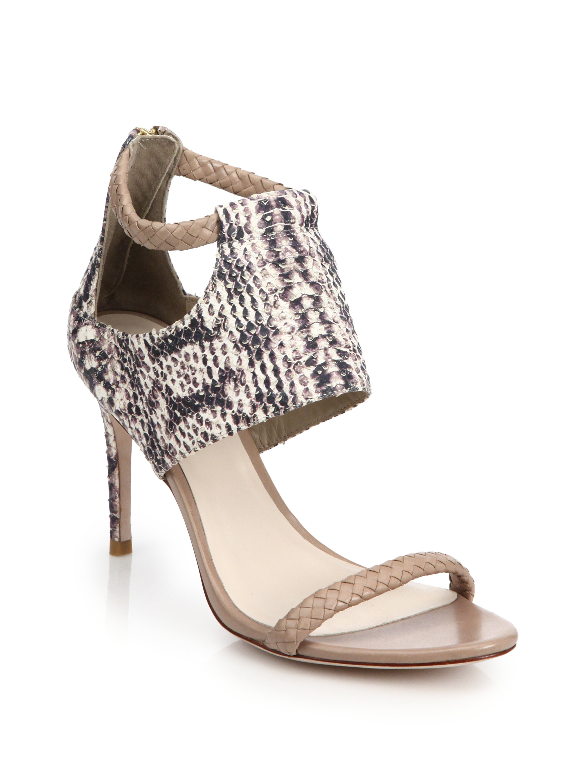 cole haan snakeskin heels