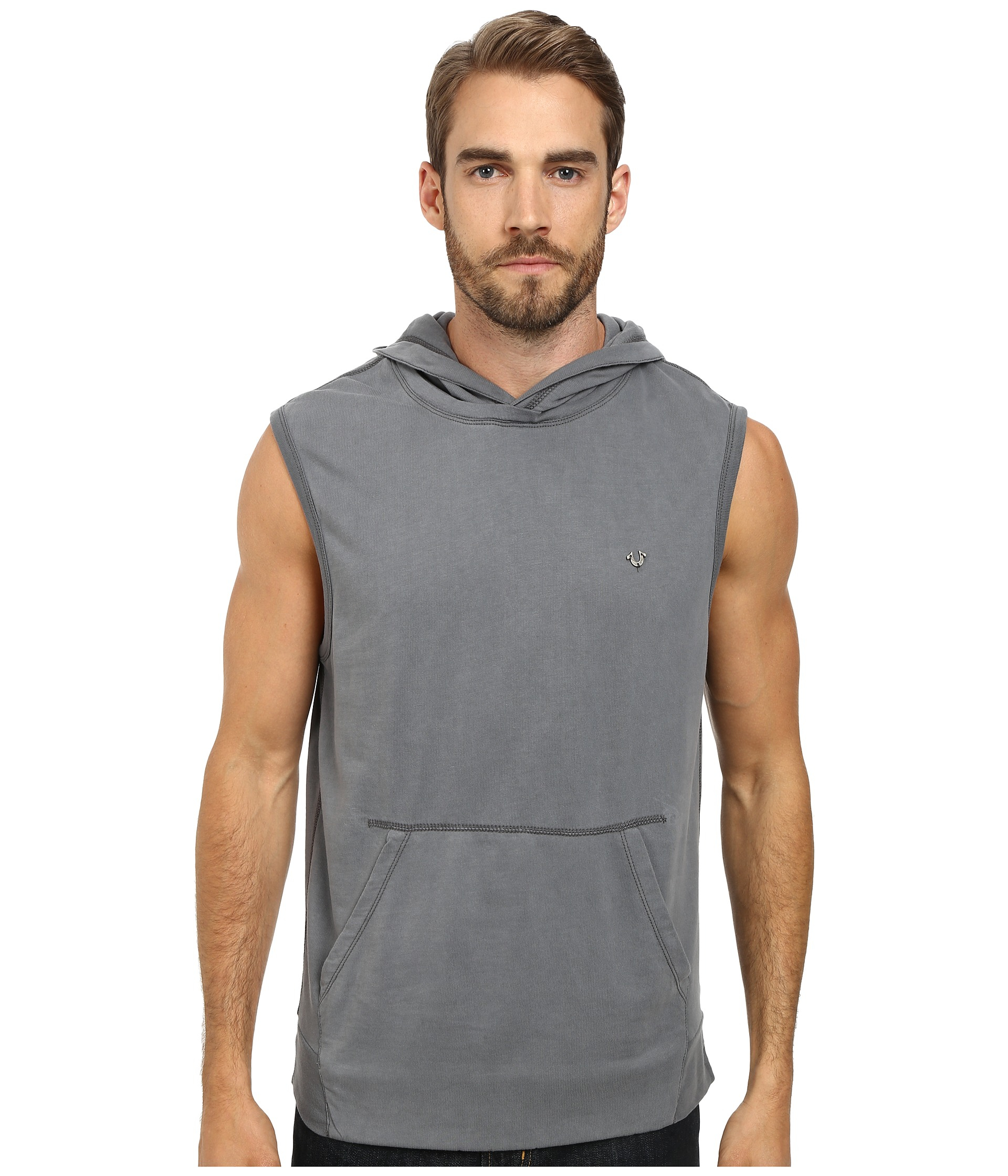 true religion sleeveless hoodie