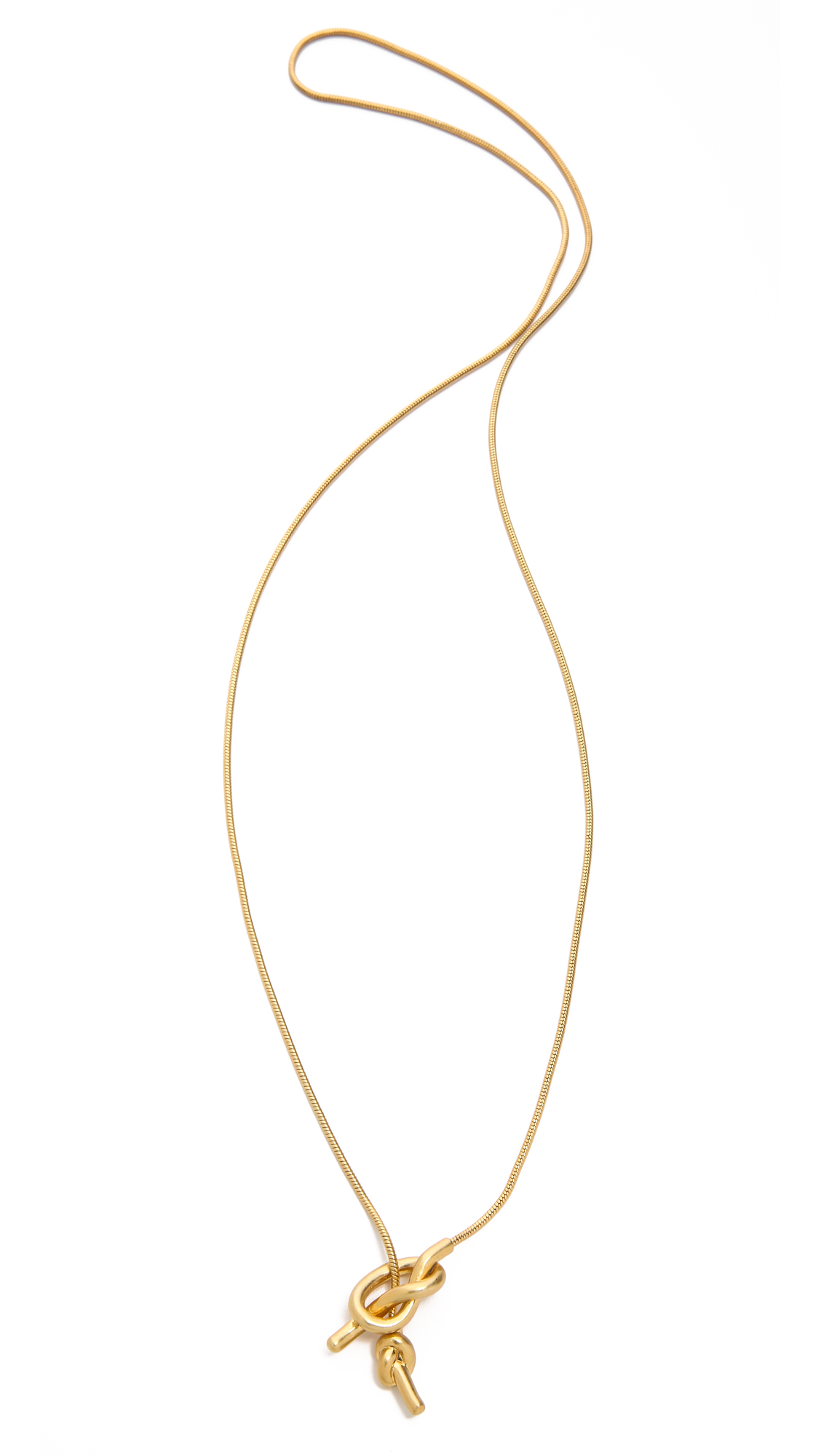 madewell knot necklace