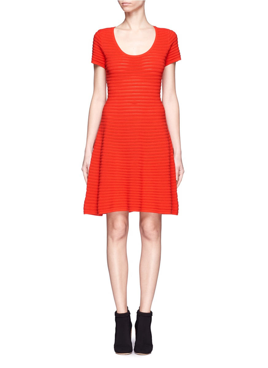 sandro red dress