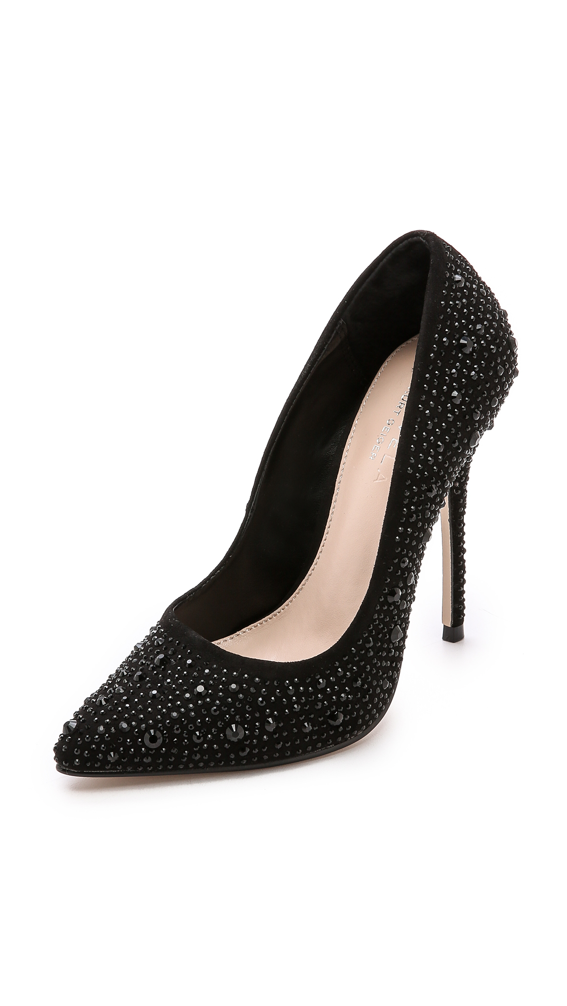 carvela black pumps