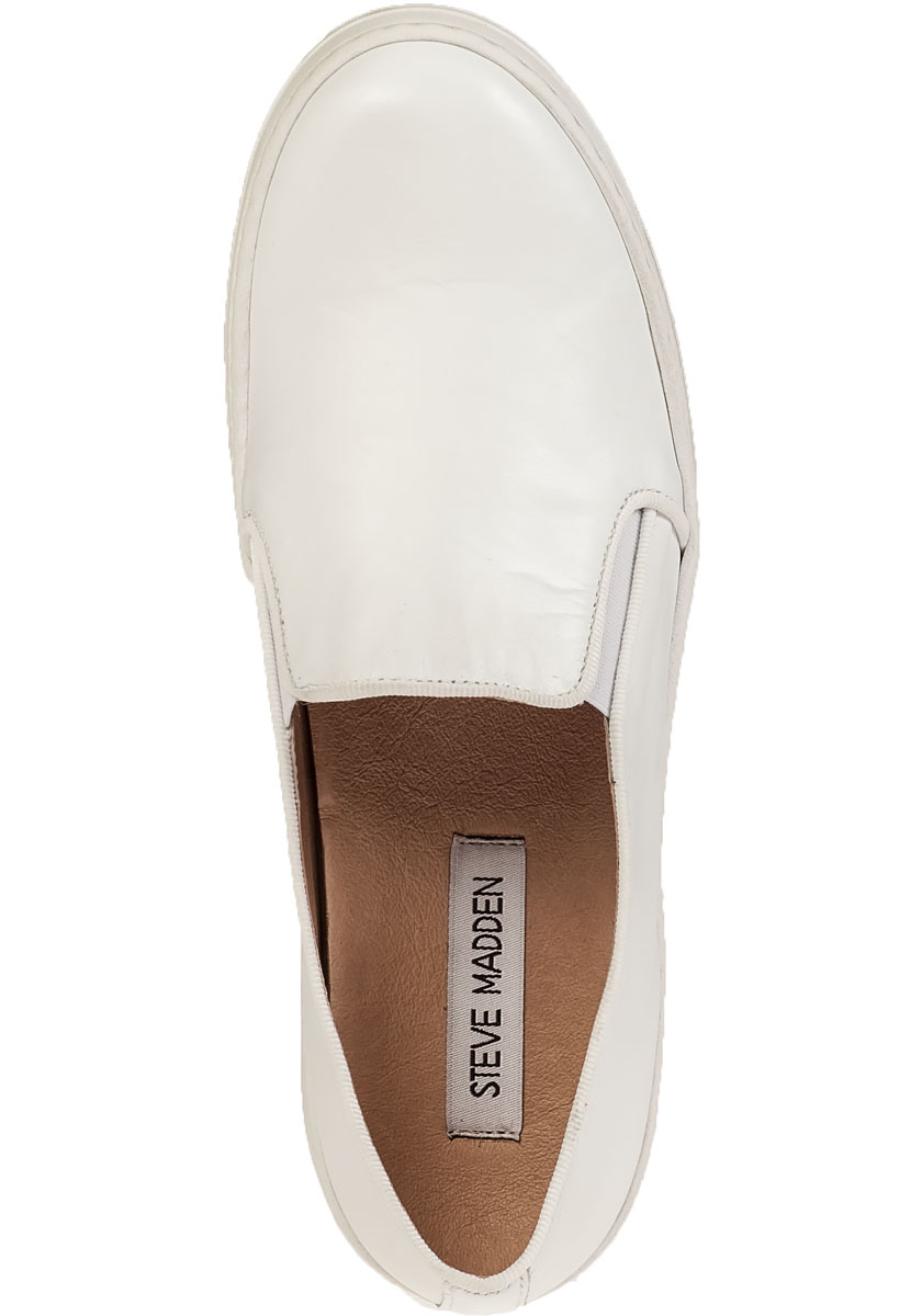 Lyst - Steve Madden Bellie Platform Sneaker White Leather in White