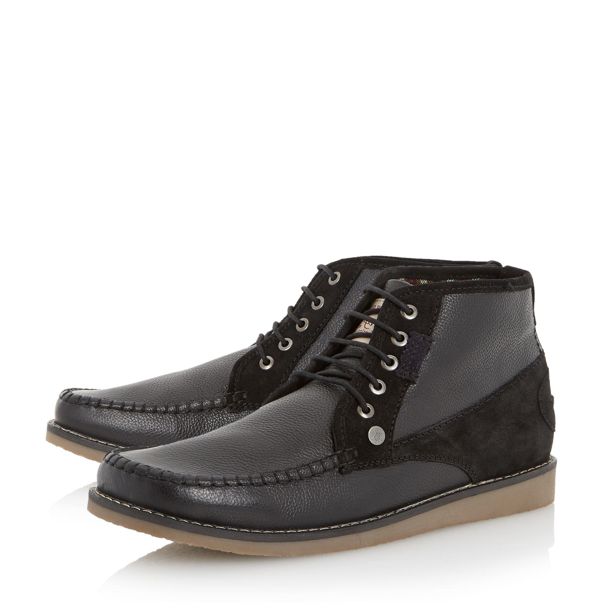 Original penguin monty modern leather chukka hot sale