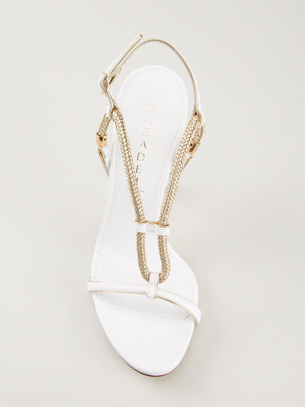 strappy chain sandals