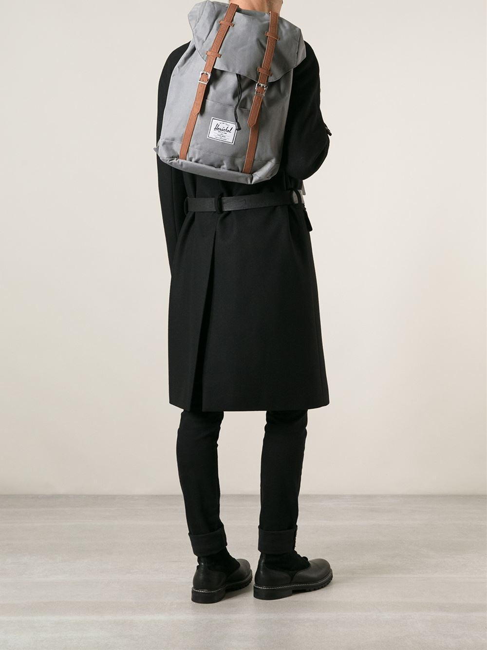 herschel little america mid volume grey