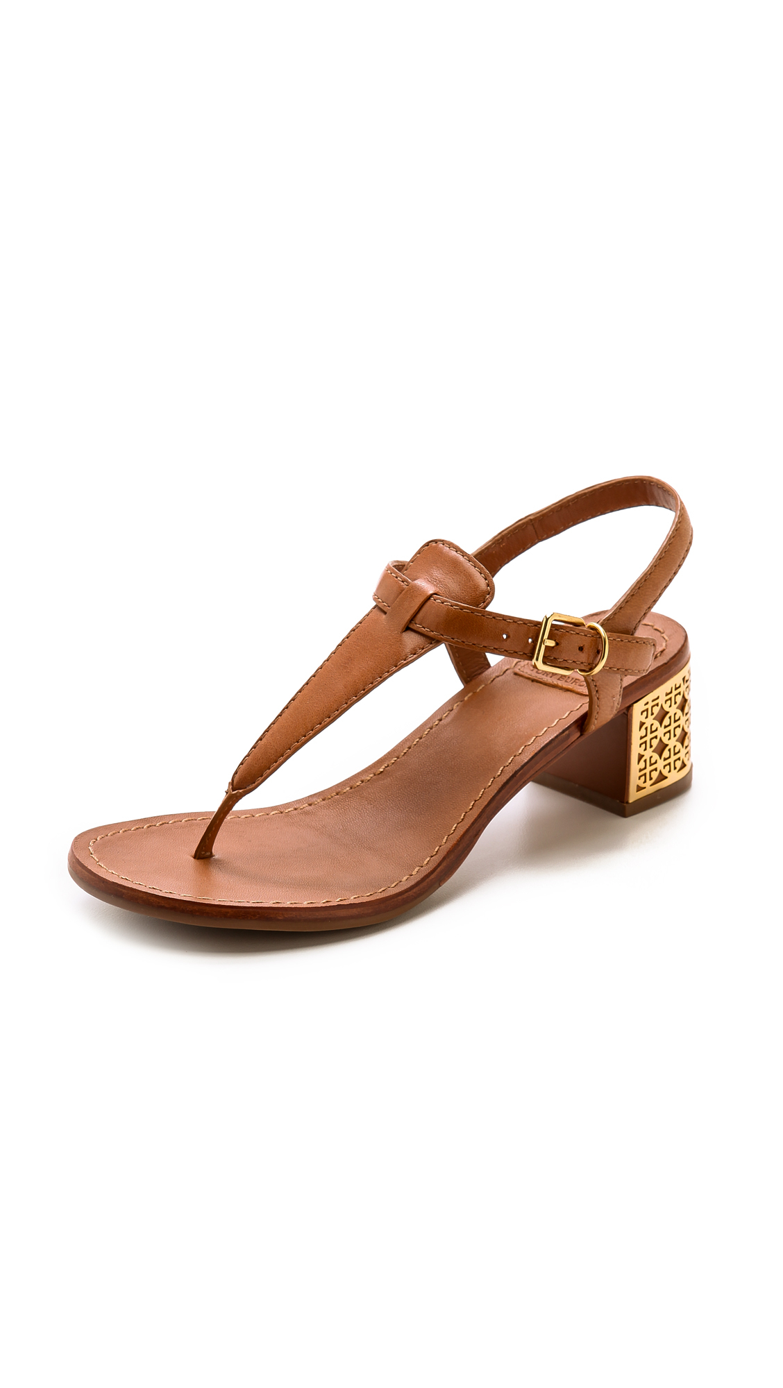 Tory Burch Audra Sandals in Brown | Lyst