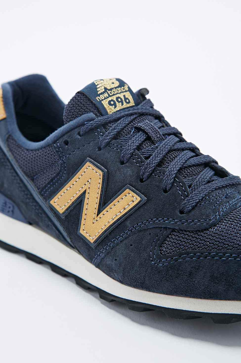 new balance 996 navy gold