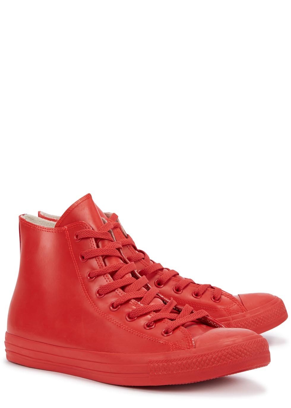 Converse Red Rubber Hi-top Trainers for Men | Lyst UK