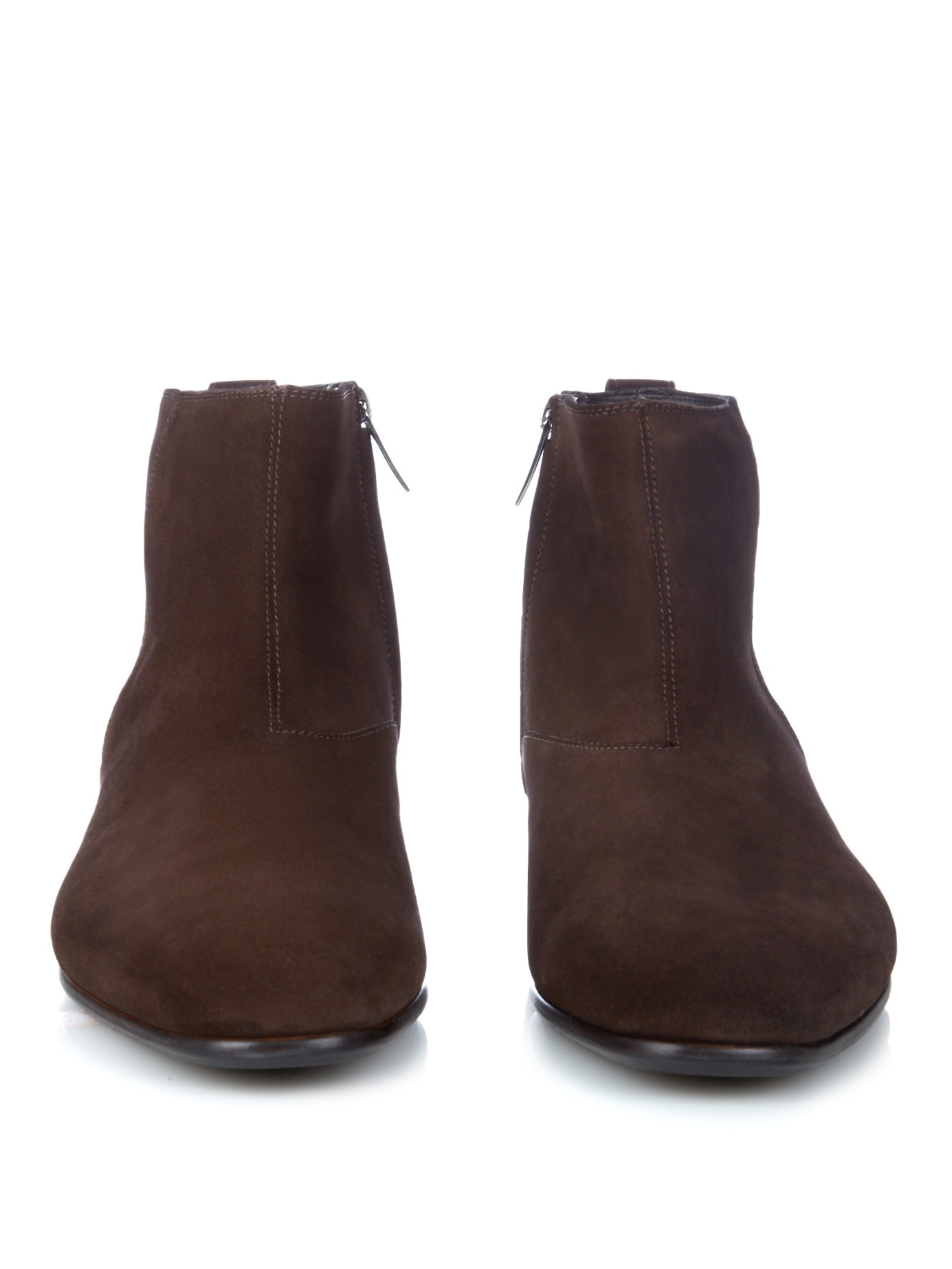 salvatore ferragamo mens suede boots