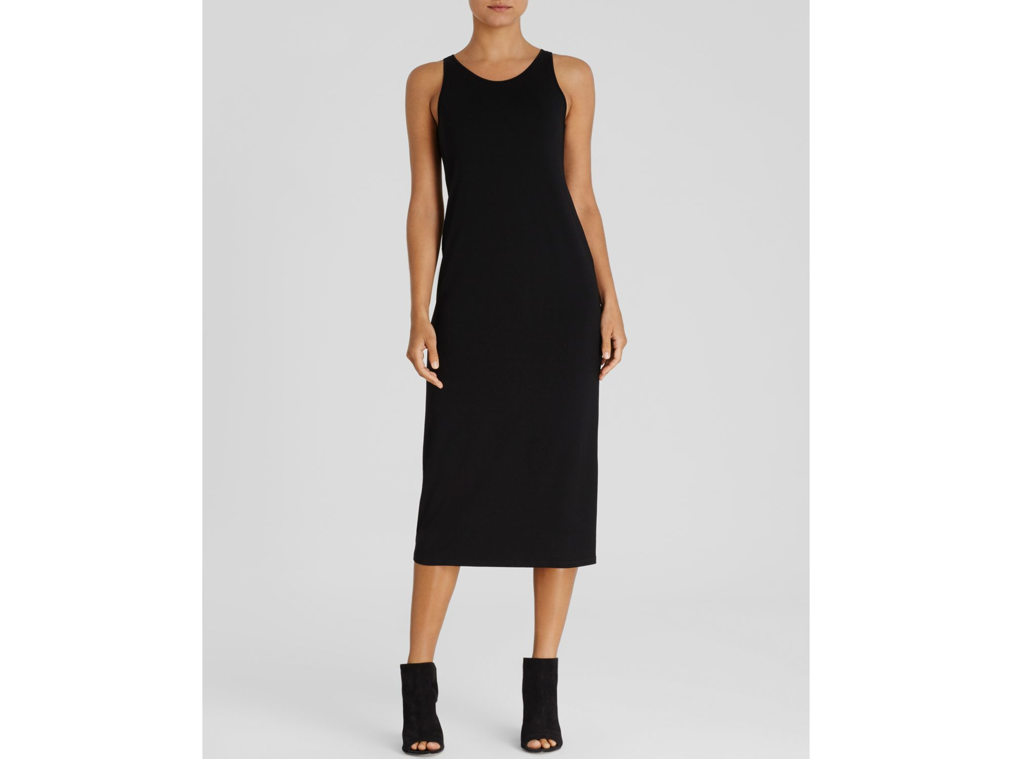 eileen fisher midi tank dress