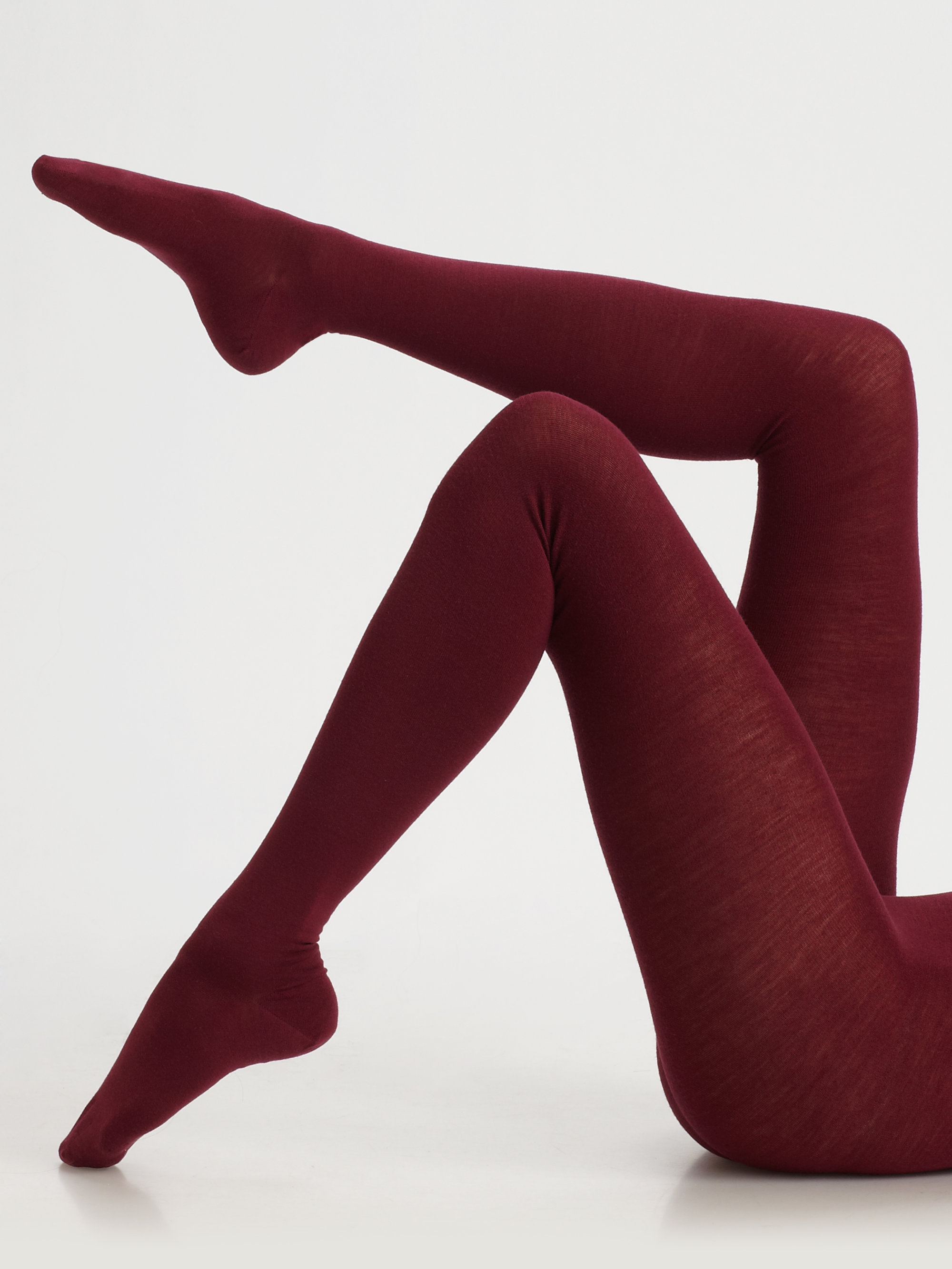 Lyst Falke Merino Wool Tights in Red