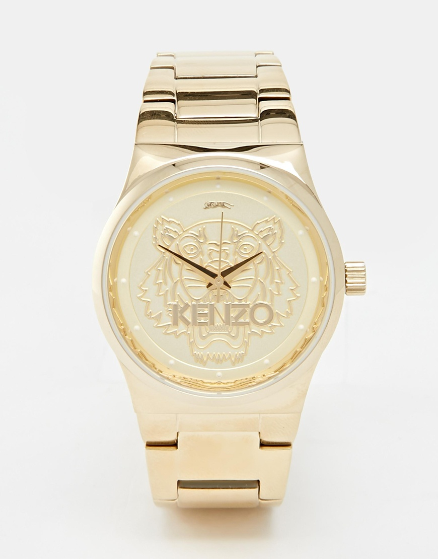 kenzo watch gold