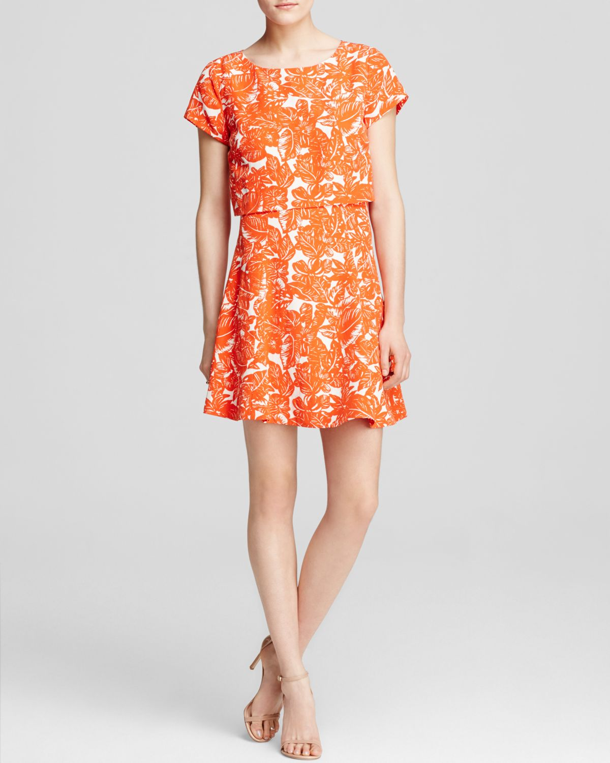 joie orange dress