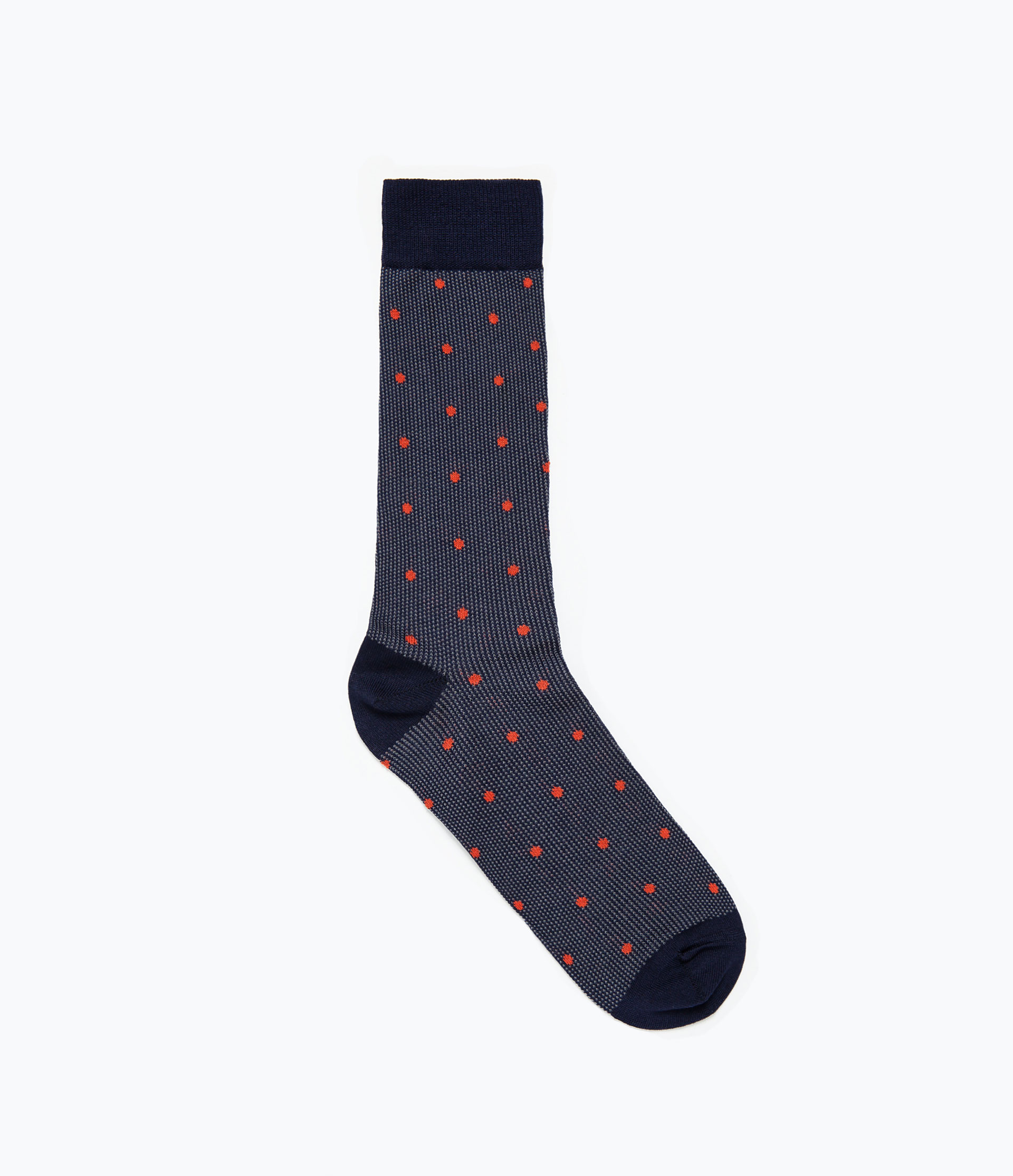 Zara Spot Patterned Socks in Blue for Men (Navy blue) Lyst