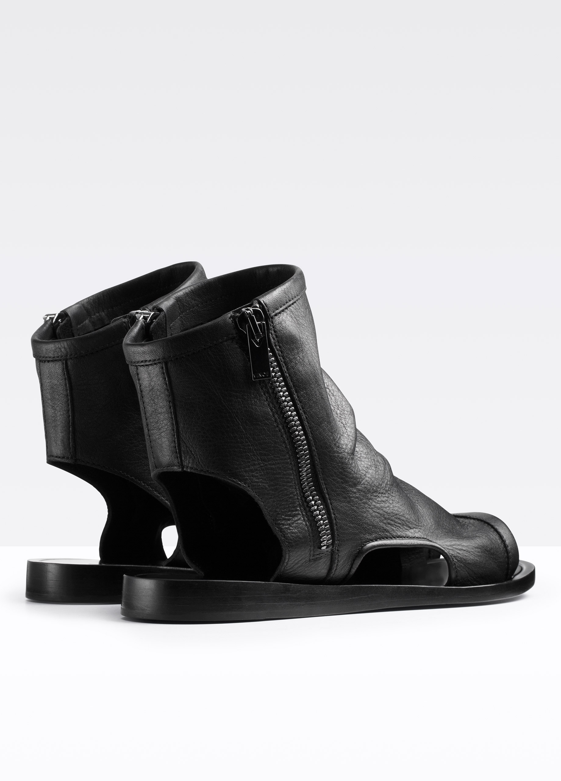 Lyst Vince Taylor Cut out Sandal  Bootie  in Black 