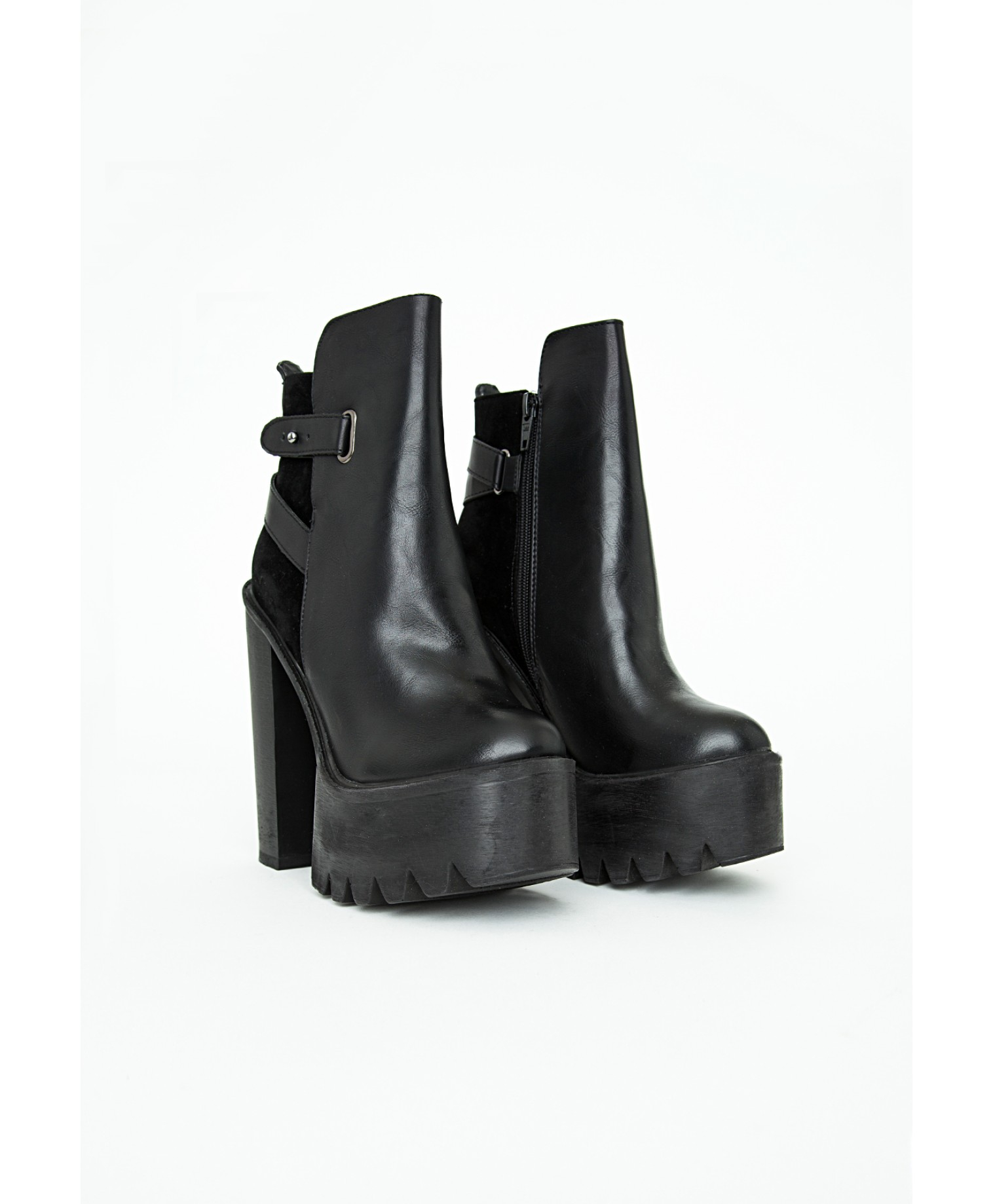 cleated platform boots