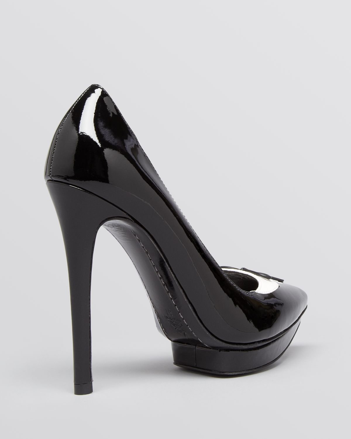Alice Olivia Alice Olivia Pointed Toe Platform Pumps Daniel Tuxedo High Heel In Black Lyst