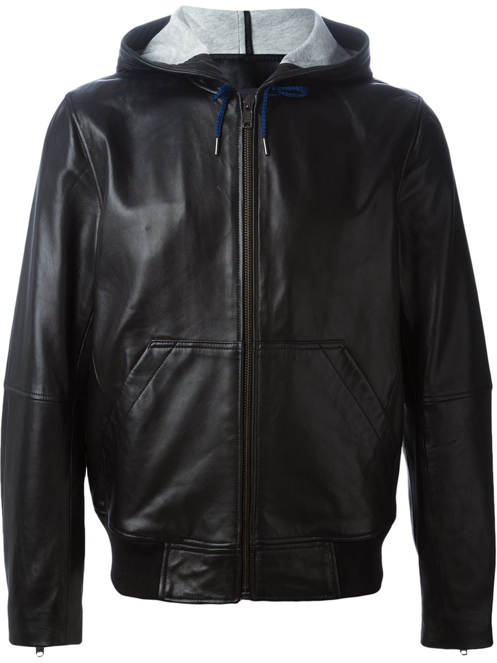 Marc By Marc Jacobs Hooded Jacket in Black for Men | Lyst