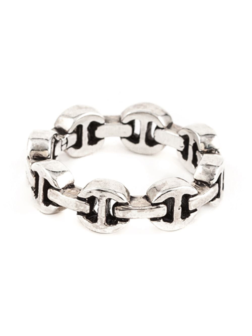 Hoorsenbuhs 'Dame' Tri-Link Ring in Metallic | Lyst