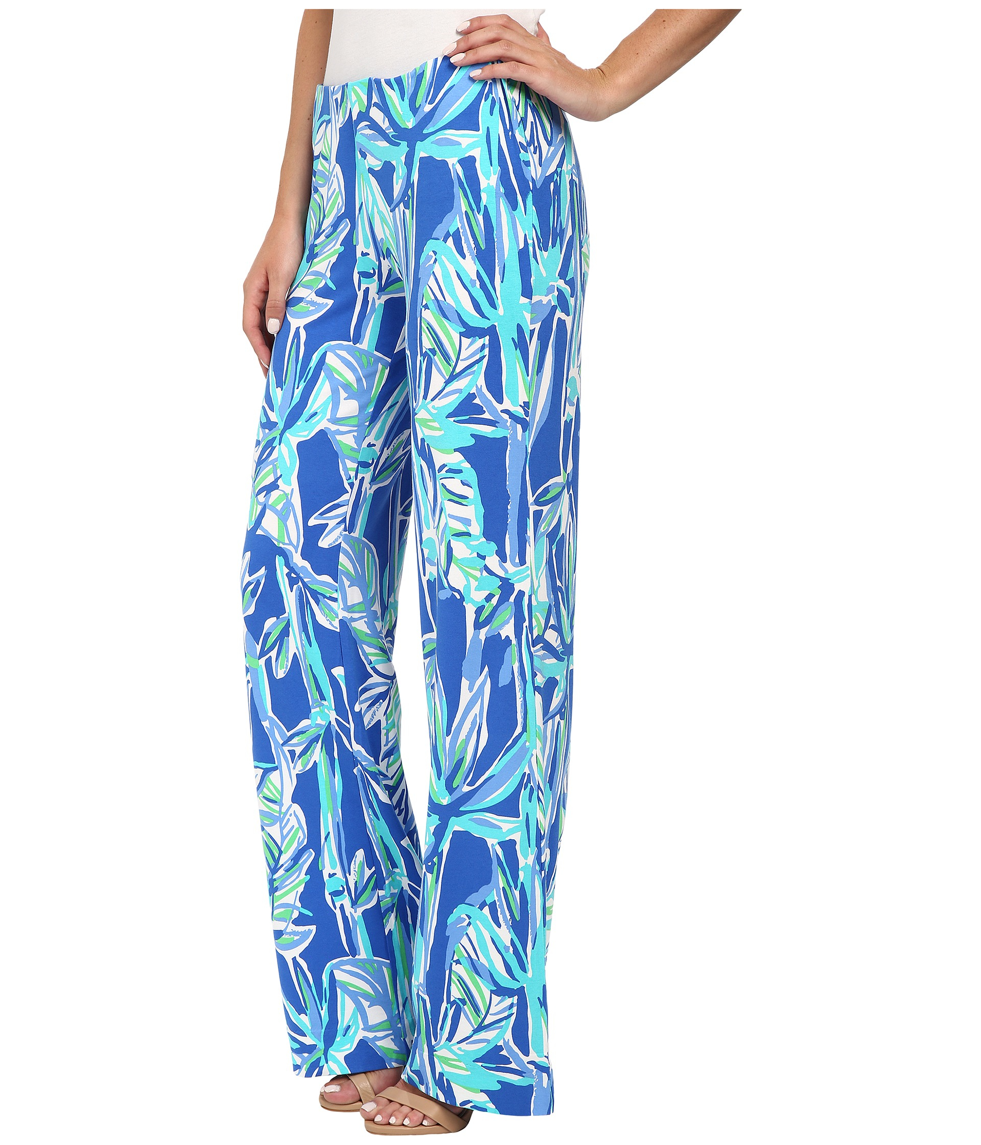 Lilly pulitzer Georgia May Palazzo in Blue (Blue Crush Bamboom) | Lyst