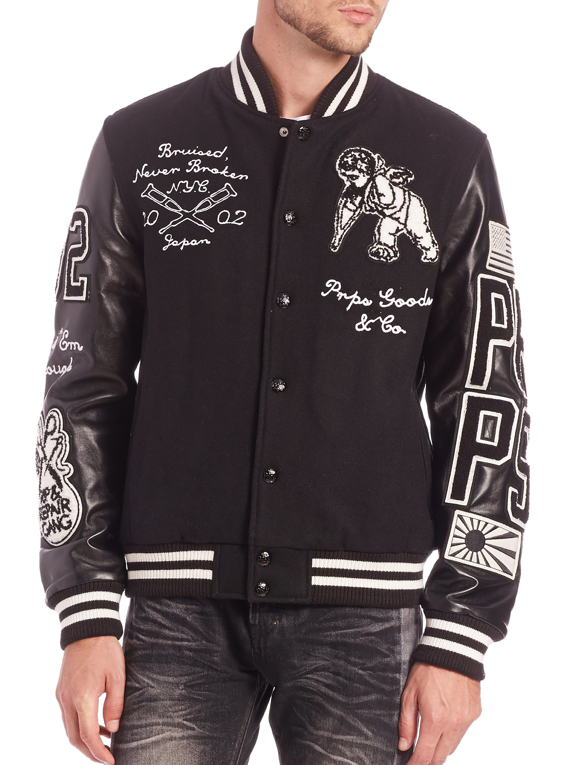 prps varsity jacket