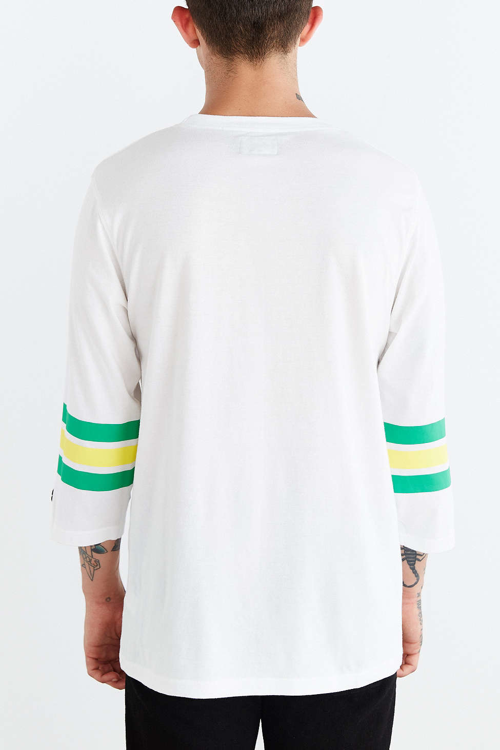 Download Stussy Jamaica 3/4-sleeve Football Jersey in White for Men ...